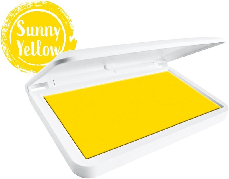Colop Make Series, Ink Stamp Pads, with Non-Toxic Premium Ink, Water-Based Acid-Free (Sunny Yellow- Small) - Image 3